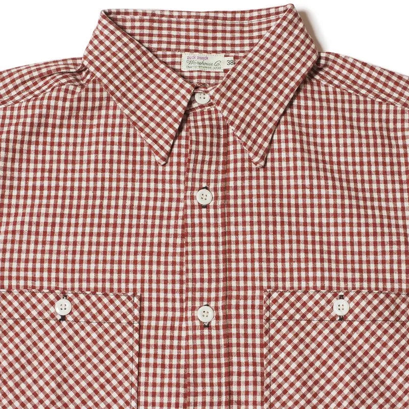 Lot 3055 LONG SLEEVE CHECK WORK SHIRTS【2024 MODEL】A柄(ギンガム)