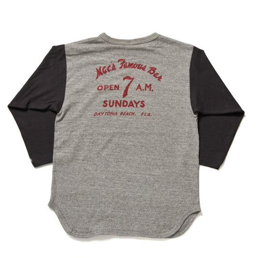 Lot 4800 3/4 Sleeve Baseball Tee MAC'S FAMOUS BAR