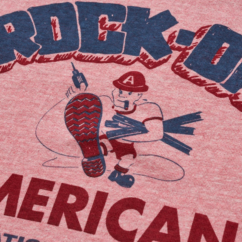Lot 4096 88/12杢クルーネックT ROCK-ON