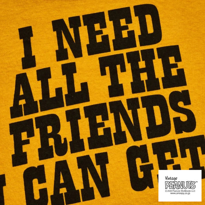 Lot YP126S-2 I NEED ALL THE FRIENDS (CHARLIE BROWN)