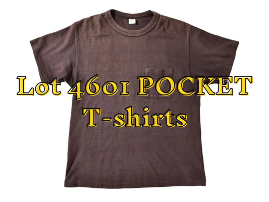 3 Colors of Lot 4601 POCKET T-shirts Restocked