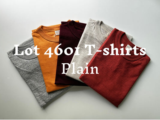 Lot 4601 T-SHIRTS PLAIN – 5 More Colors Back in Stock!