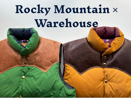 Lot 2245 ROCKY MOUNTAIN × WAREHOUSE NYLON DOWN VEST