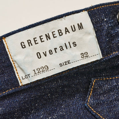 Lot 1229 GREENEBAUM BROTHERS  1900 4POCKET HEAVY LEATHER BOUND OVERALL