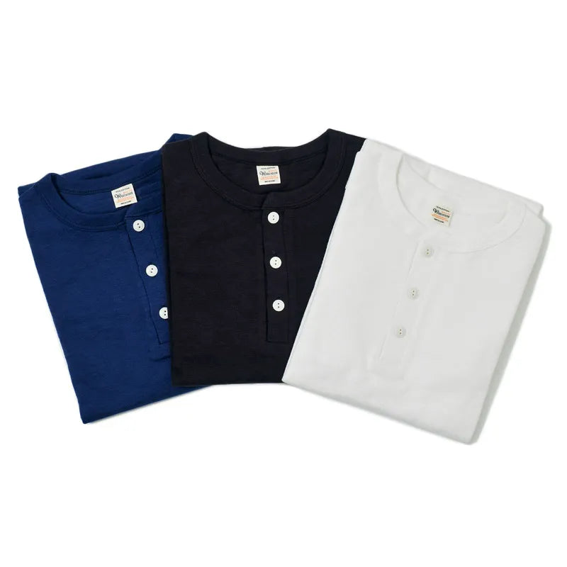 Lot 5907 長袖ヘンリーネックT