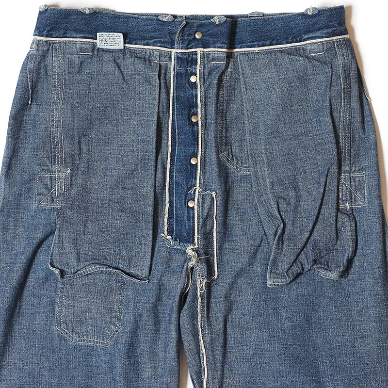 Lot JG-01S 1910s Netmaker's Trousers USED WASH