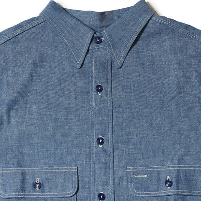 Lot 240 TRIPLE STICH CHAMBRAY SHIRTS 