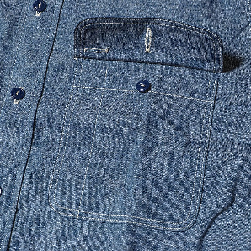 Lot 240 TRIPLE STICH CHAMBRAY SHIRTS 