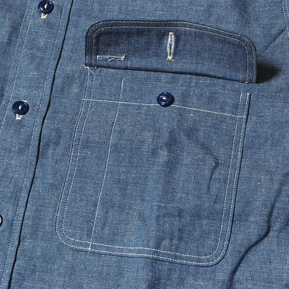 Lot 240 TRIPLE STICH CHAMBRAY SHIRTS 