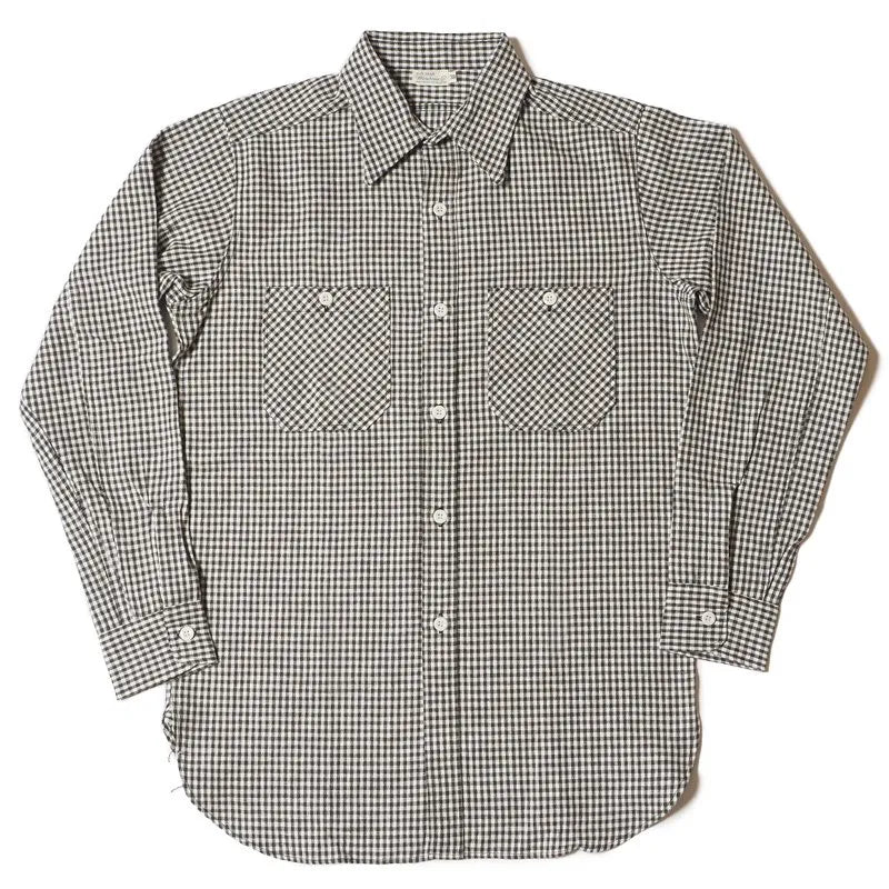 Lot 3055 LONG SLEEVE CHECK WORK SHIRTS【2024 MODEL】A柄(ギンガム)