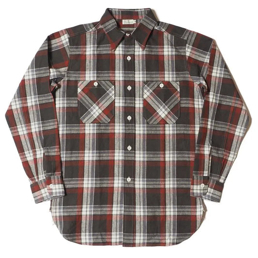Lot 3055 LONG SLEEVE CHECK WORK SHIRTS【2024 MODEL】B柄(マドラス)