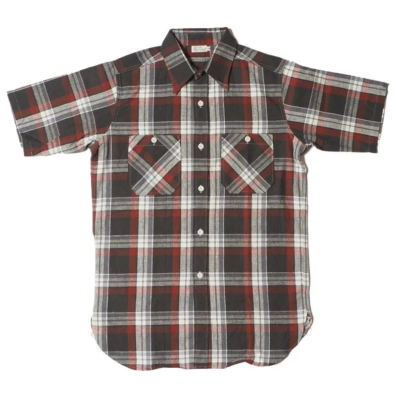 Lot 3056 SHORT SLEEVE CHECK WORK SHIRTS B柄(マドラス) 2024