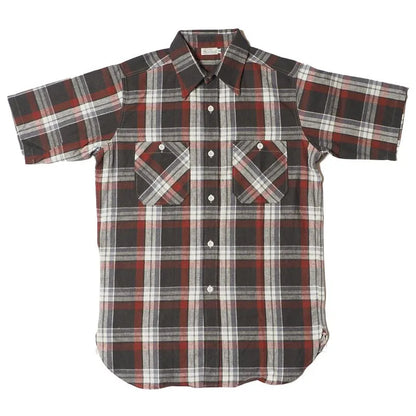 Lot 3056 SHORT SLEEVE CHECK WORK SHIRTS B柄(マドラス) 2024