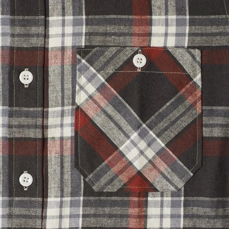 Lot 3056 SHORT SLEEVE CHECK WORK SHIRTS B柄(マドラス) 2024