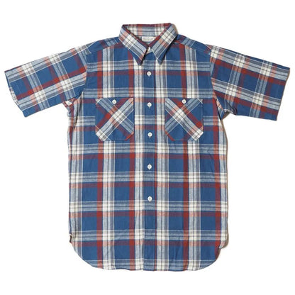 Lot 3056 SHORT SLEEVE CHECK WORK SHIRTS B柄(マドラス) 2024