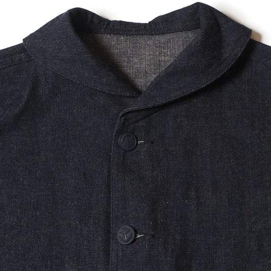 2220号拍品 美国海军披肩领连体工作服 靛蓝色牛仔布