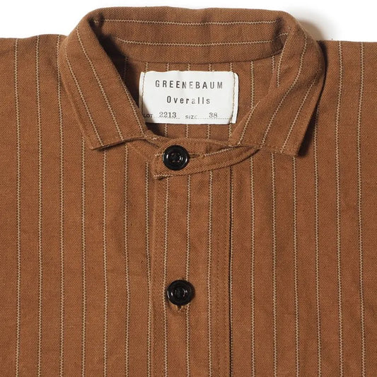 Lot 2213 GREENEBAUM BROTHERS 1880 HEAVY LEATHER BOUND JUMPER ダックストライプ