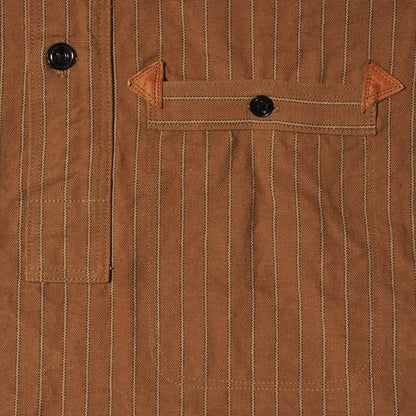 Lot 2213 GREENEBAUM BROTHERS 1880 HEAVY LEATHER BOUND JUMPER ダックストライプ