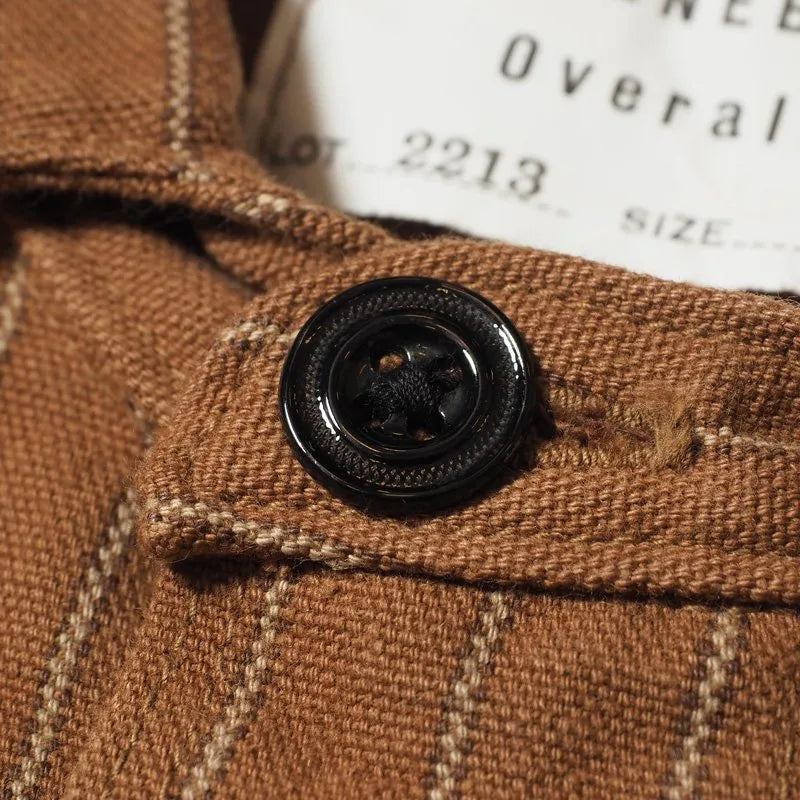 Lot 2213 GREENEBAUM BROTHERS 1880 HEAVY LEATHER BOUND JUMPER ダックストライプ