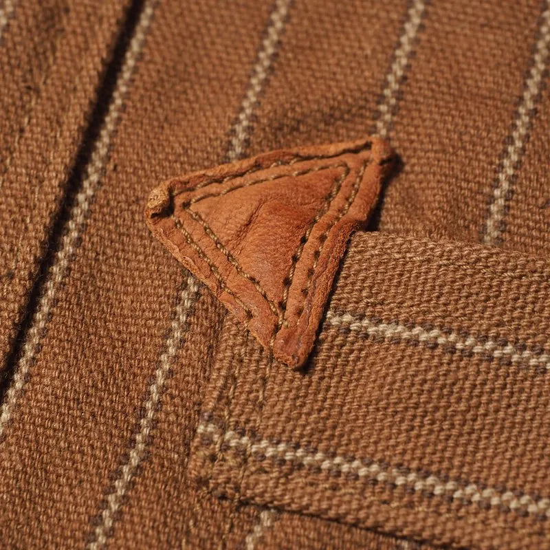 Lot 2213 GREENEBAUM BROTHERS 1880 HEAVY LEATHER BOUND JUMPER ダックストライプ