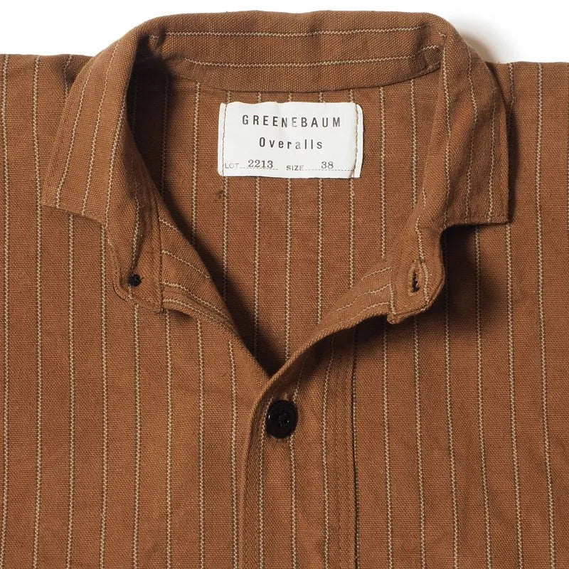 Lot 2213 GREENEBAUM BROTHERS 1880 HEAVY LEATHER BOUND JUMPER ダックストライプ