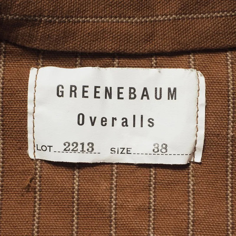 Lot 2213 GREENEBAUM BROTHERS 1880 HEAVY LEATHER BOUND JUMPER ダックストライプ