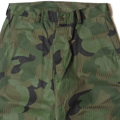 Lot 1236 USMC HBT P53 UTILITY PANTS FIRST-TIME CAMOUFLAGE ONE WASH