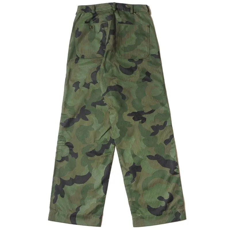 Lot 1236 USMC HBT P53 UTILITY PANTS FIRST-TIME CAMOUFLAGE ONE WASH