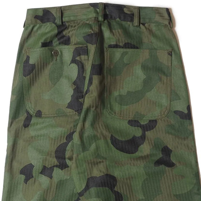 Lot 1236 USMC HBT P53 UTILITY PANTS FIRST-TIME CAMOUFLAGE ONE WASH