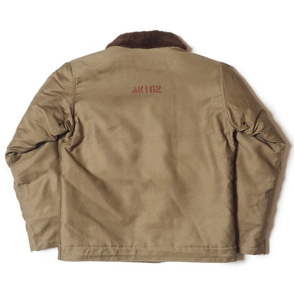 Lot 2227 FINAL FORM OF WWII 1945 N-1 WINTER JACKET KHAKI (NXSX 79062) AK162 USS Beltrami
