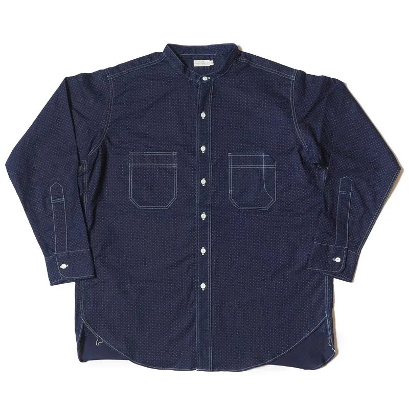 Lot 3057 WABASH DOT PRINT SHIRTS(STAND COLLAR)