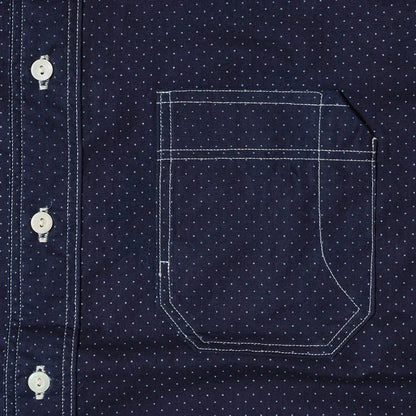 Lot 3057 WABASH DOT PRINT SHIRTS(STAND COLLAR)
