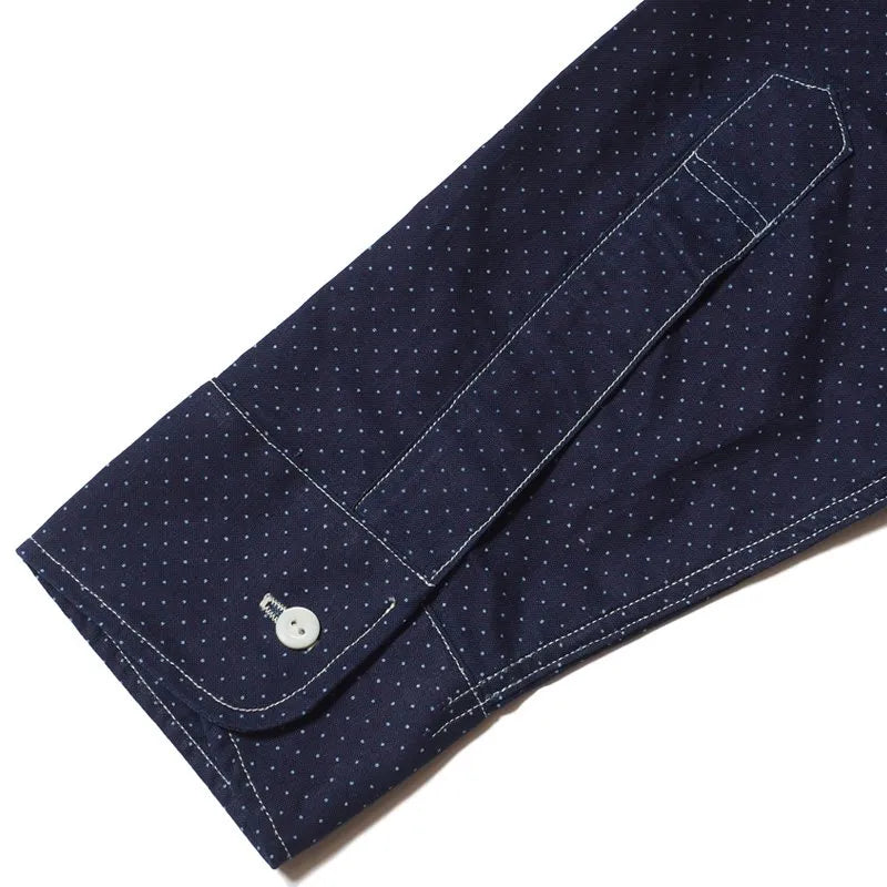 Lot 3057 WABASH DOT PRINT SHIRTS(STAND COLLAR)