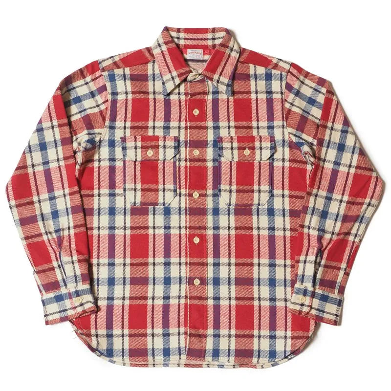 Lot 3104 FLANNEL SHIRTS D pattern [2024 MODEL] ONE WASH