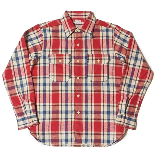 Lot 3104 FLANNEL SHIRTS D pattern [2024 MODEL] ONE WASH