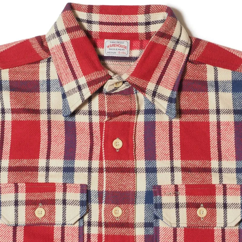 Lot 3104 FLANNEL SHIRTS D pattern [2024 MODEL] ONE WASH
