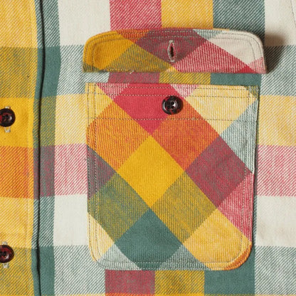 Lot JG-06-2 The Ancient Flannel (the rounded pockets) C pattern [2024 MODEL]