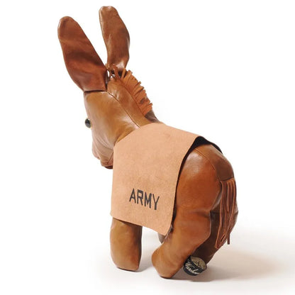 Lot 5243 GENUINE LEATHER MASCOT DOLL USMA "MULE" BROWN
