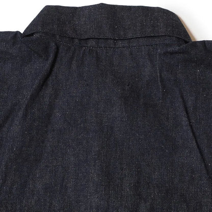 Lot 2231 1900’S INDIGO BLUE and WHITE CHECK BLOUSE インディゴデニム