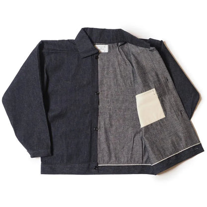Lot 2231 1900’S INDIGO BLUE and WHITE CHECK BLOUSE インディゴデニム
