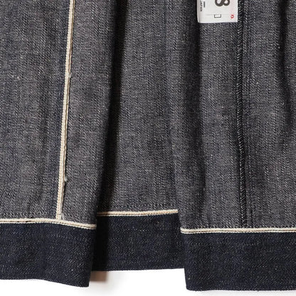 Lot 2231 1900’S INDIGO BLUE and WHITE CHECK BLOUSE インディゴデニム