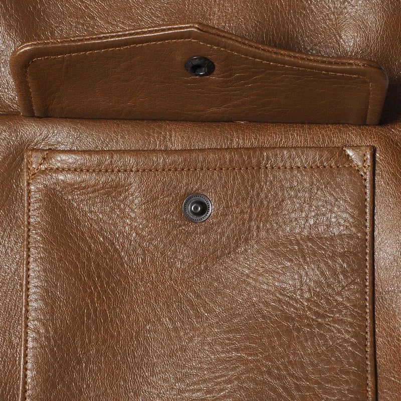 Lot 2232 WERBER LEATHER COAT CO. TYPE A-2 JACKET ORDER NO.33-1729