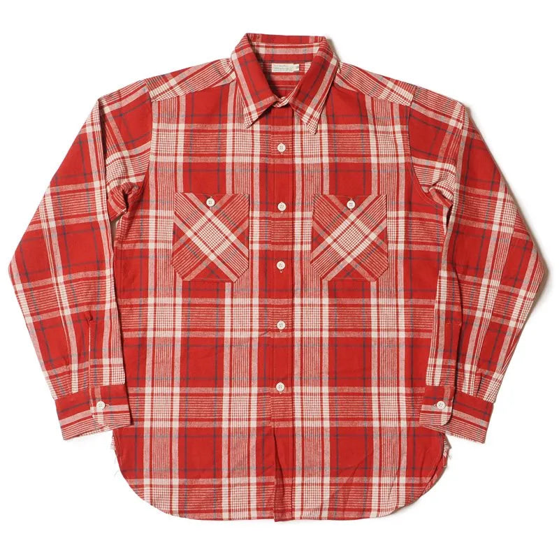 Lot 3055 LONG SLEEVE CHECK WORK SHIRTS B柄(大チェック)