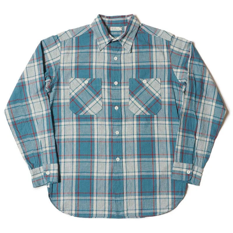 Lot 3055 LONG SLEEVE CHECK WORK SHIRTS B柄(大チェック)