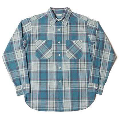 Lot 3055 LONG SLEEVE CHECK WORK SHIRTS B柄(大チェック)