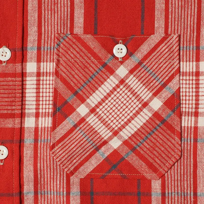 Lot 3055 LONG SLEEVE CHECK WORK SHIRTS B柄(大チェック)
