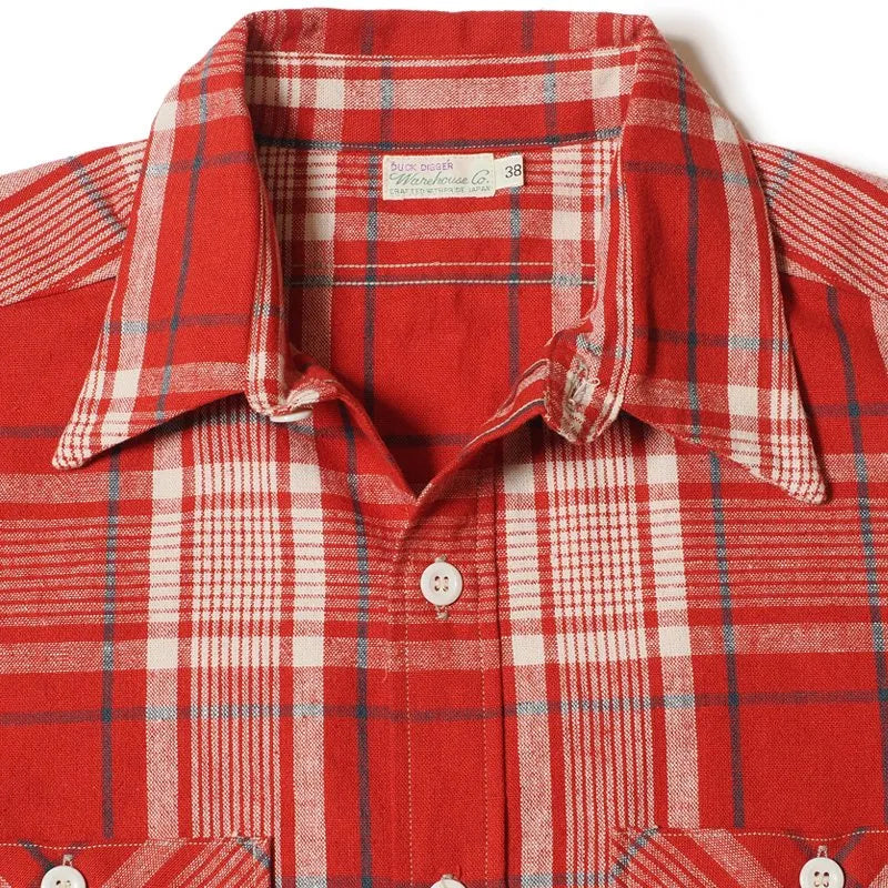 Lot 3055 LONG SLEEVE CHECK WORK SHIRTS B柄(大チェック)