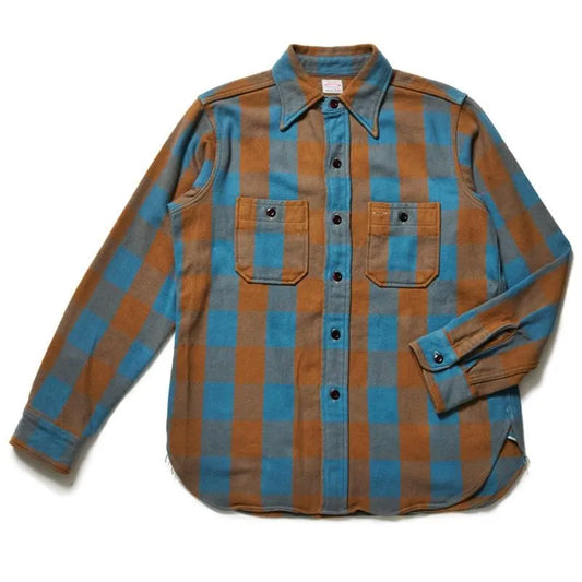 Lot 3104 FLANNEL SHIRTS A pattern ONE WASH