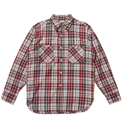 Lot 3055 LONG SLEEVE CHECK WORK SHIRTS B柄