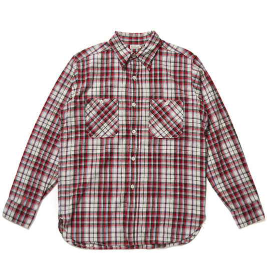 Lot 3055 LONG SLEEVE CHECK WORK SHIRTS B柄